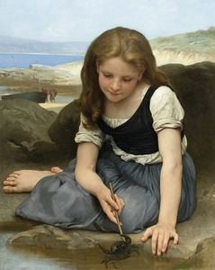 Le Crabe [1869] by William Bouguereau [1825–1905]